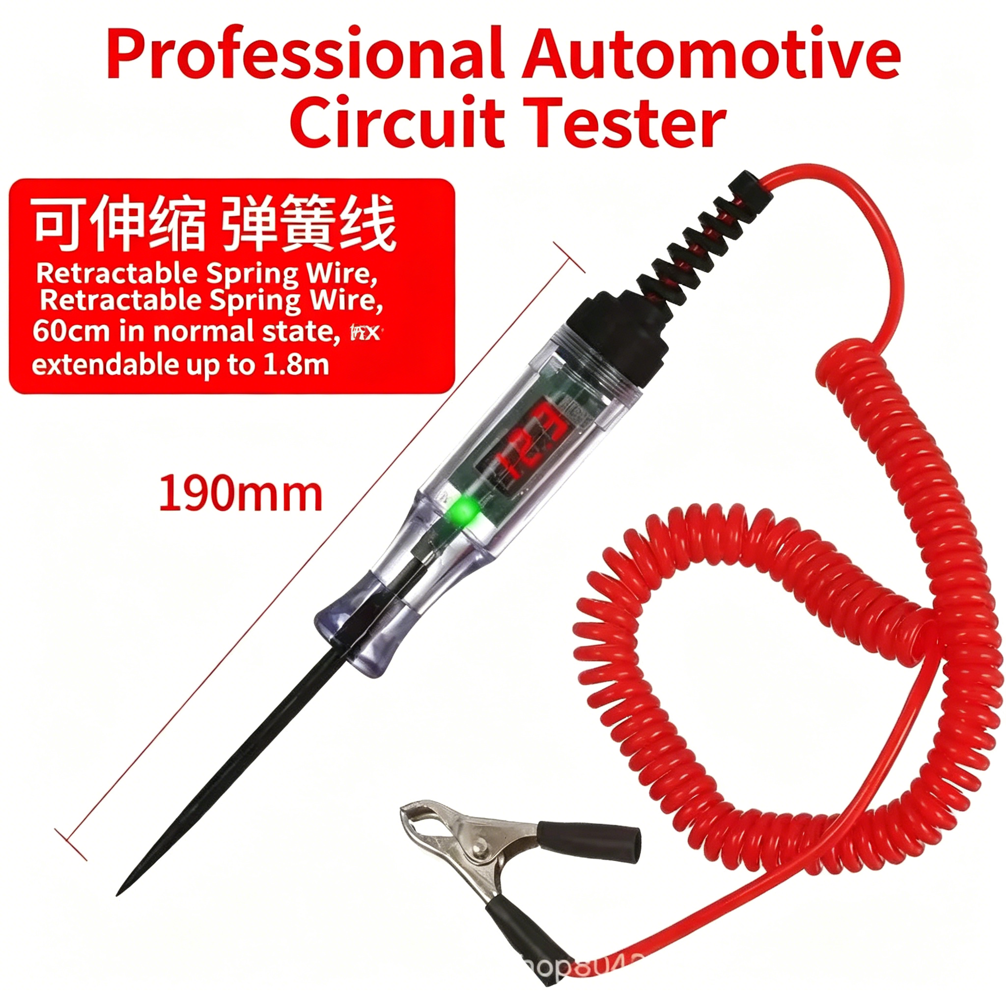 Car Voltage Tester LED Flashli - огляд і ціна Repair Electronics