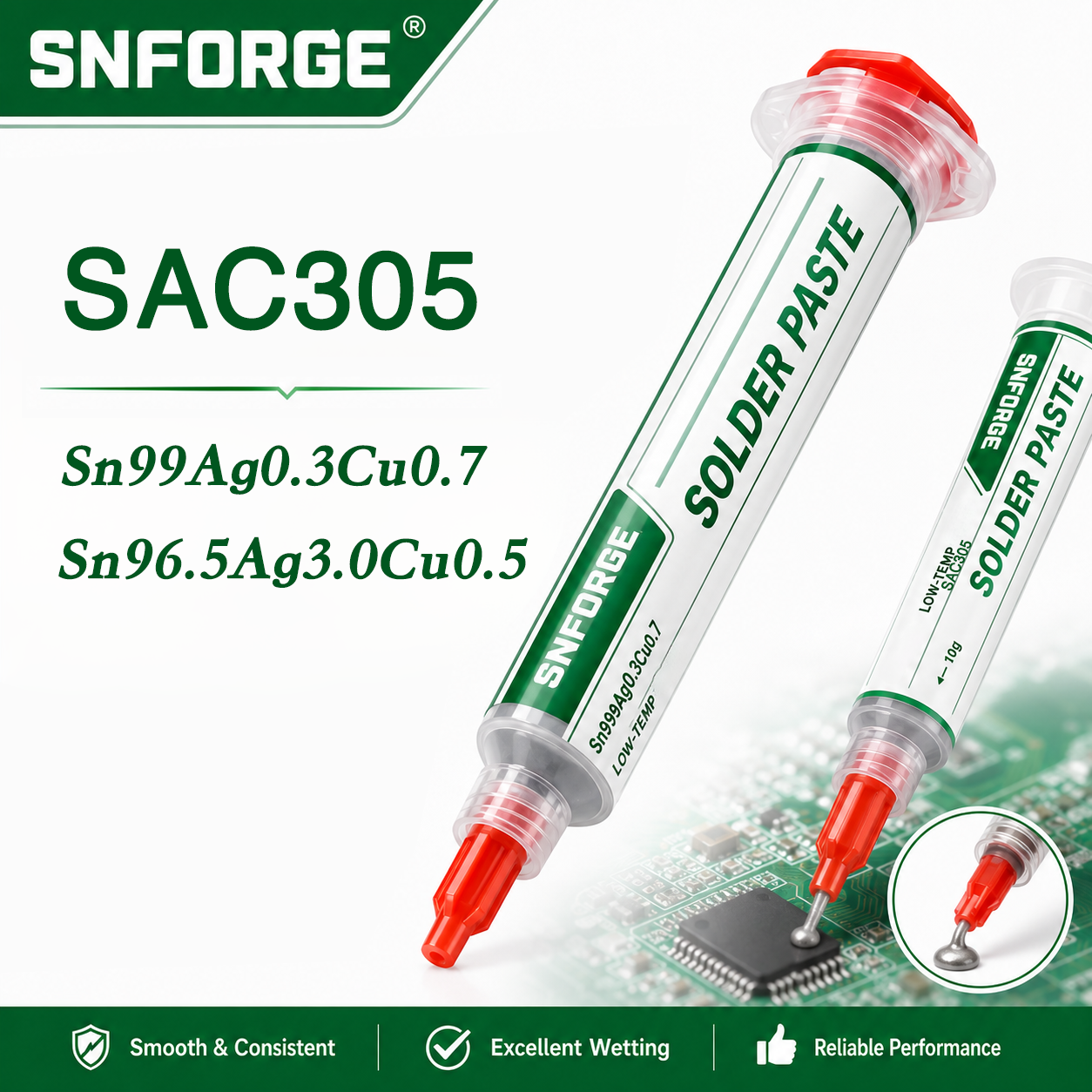 SAC305 Solder Paste Welding Ti - огляд і ціна Electronics Repair Game